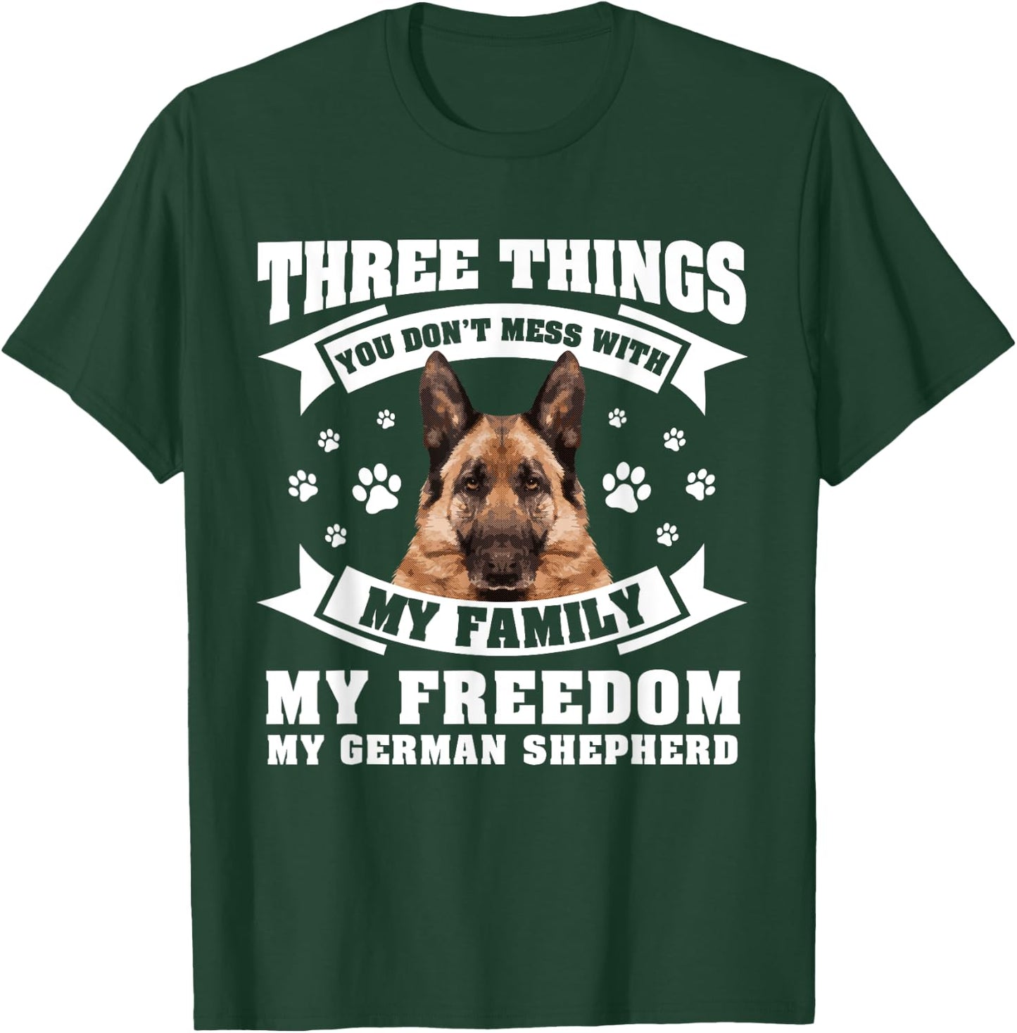 German Shepherd For Owner Men Women German Shepherd Lover T-Shirt - T-Shirt | Forest