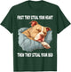 Pitbull Sleeping Pajamas Nightgown T-Shirt - T-Shirt | Forest