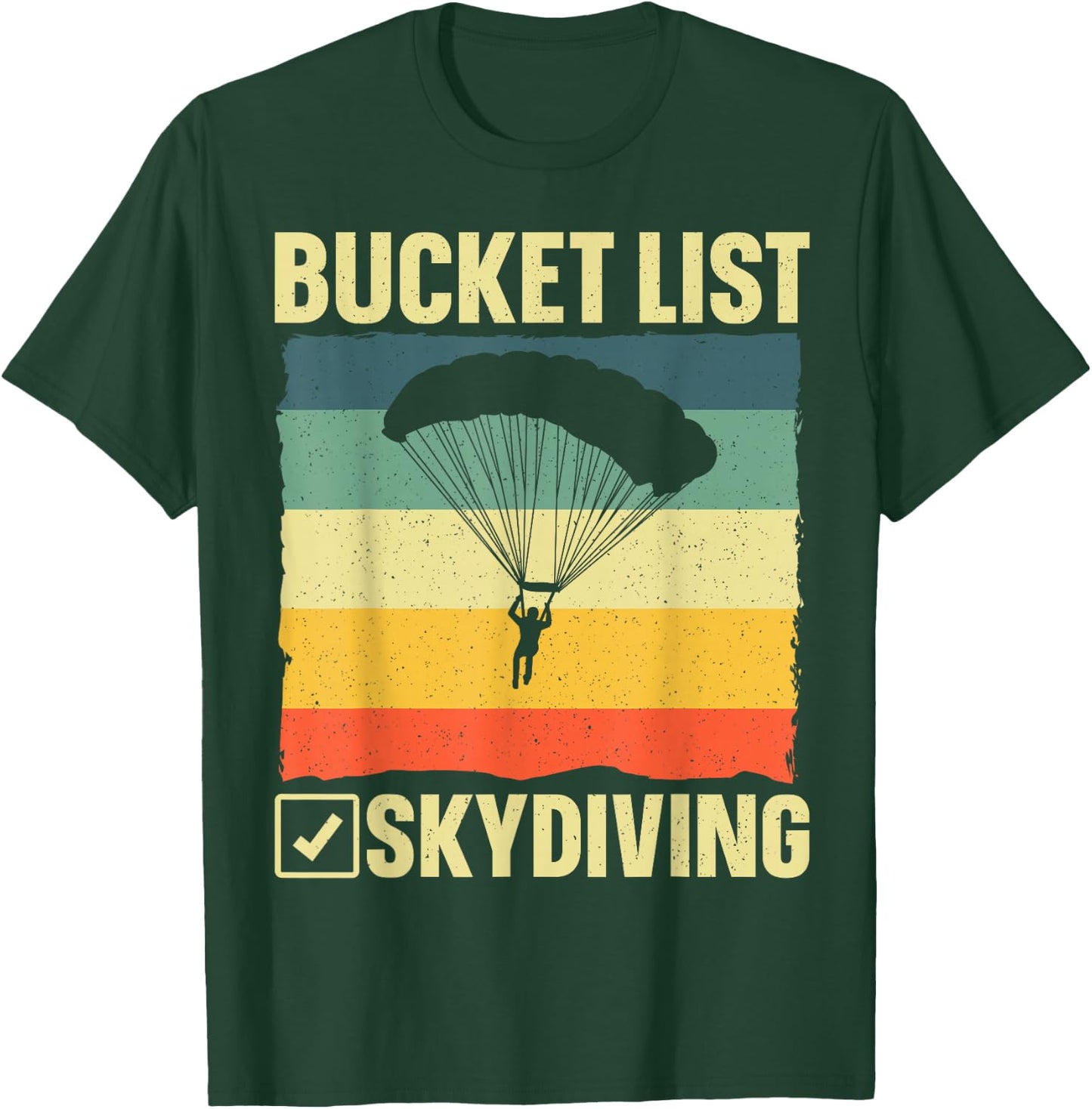 Funny Skydiving Art Women Skydiver Sky Diving Lover T-Shirt - T-Shirt | Forest