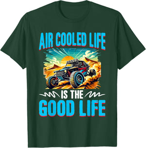 Air Cooled Life Beach Sand Race Rail Racing Car Dune Buggy T-Shirt - T-Shirt | Forest