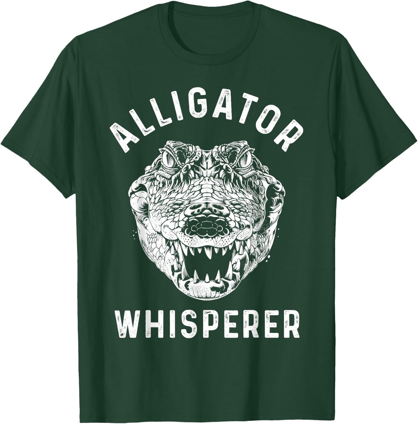 Alligator Whisperer Florida Everglades Reptile Lover Funny T-Shirt - T-Shirt | Forest