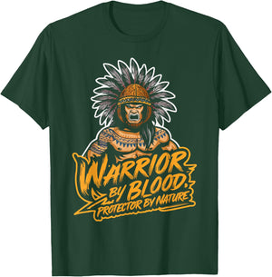 Kanaka Maoli Warrior Native Hawaiian Islands Hawaii Flag T-Shirt - T-Shirt | Forest