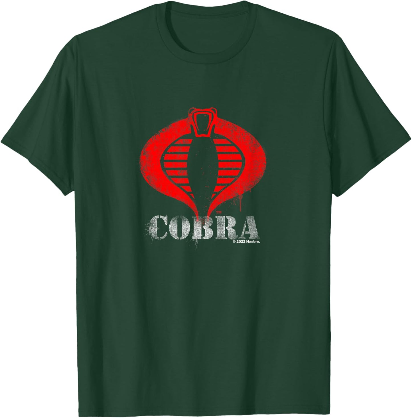 G.I. Joe A Real American Hero Cobra Command Dripping Logo T-Shirt - T-Shirt | Forest