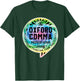 Oxford Comma Preservation Society Team Oxford Comma Tie Dye T-Shirt - T-Shirt | Forest