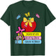 Created By God Called To Teach Pretty Books Christian T-Shirt - T-Shirt | Forest