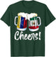 Cheers Beer Mexico Venezuela Flag Hispanic Heritage Month T-Shirt - T-Shirt | Forest