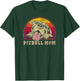 Classic Pitbull Mom | Vintage smiling Pitbull on sunset T-Shirt - T-Shirt | Forest