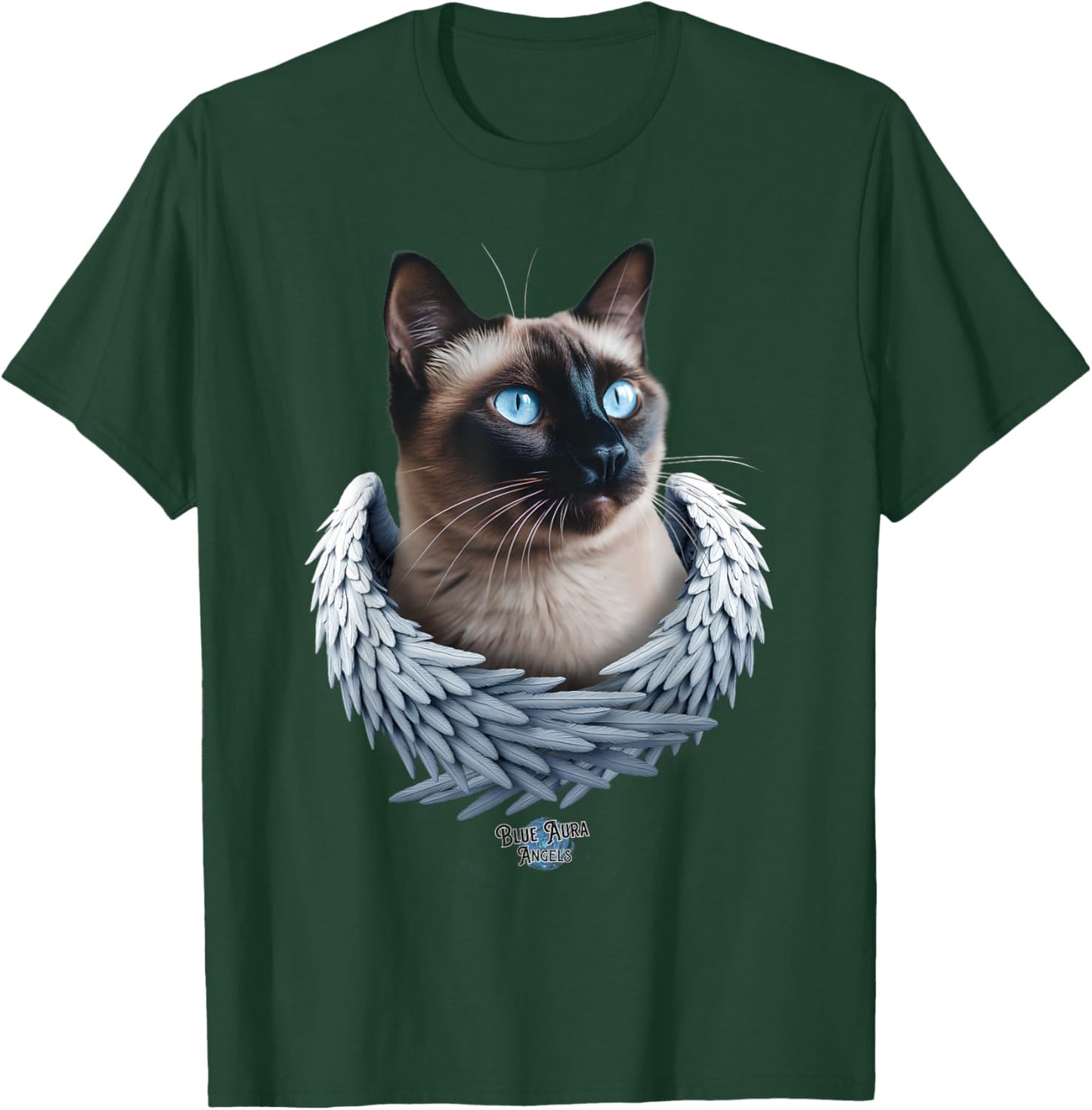 Siamese Cat Memorial Angel T-Shirt - T-Shirt | Forest