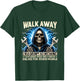 Funny Skeleton Mechanic Walk Away I'm A Grumpy Old Mechanic T-Shirt - T-Shirt | Forest