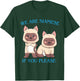 We Are Siamese if You Please Cat Cool Pet Quotes Men Women Girls Kids T-Shirt - T-Shirt | Forest