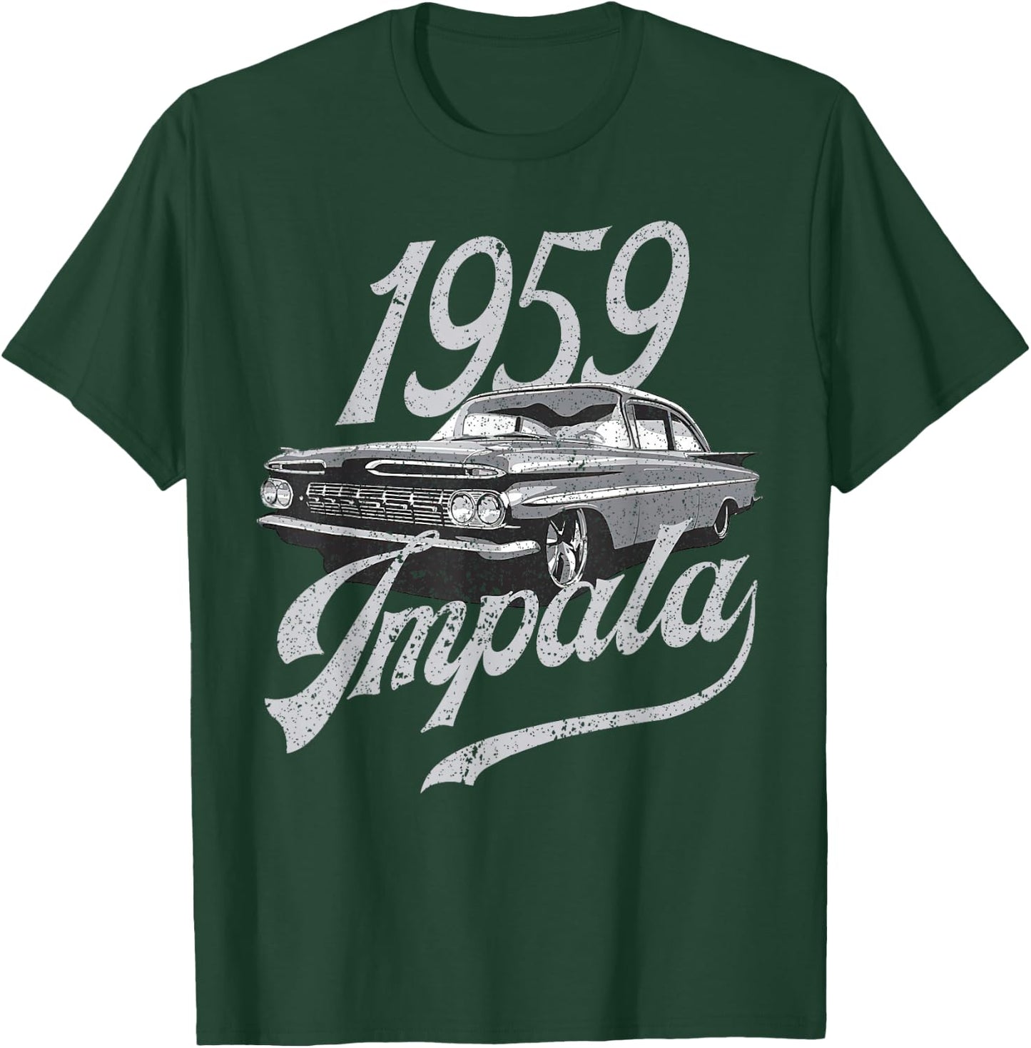 1959 59 Impala Lowrider Ss Chevys T-Shirt - T-Shirt | Forest