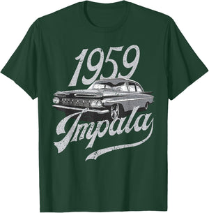 1959 59 Impala Lowrider Ss Chevys T-Shirt - T-Shirt | Forest