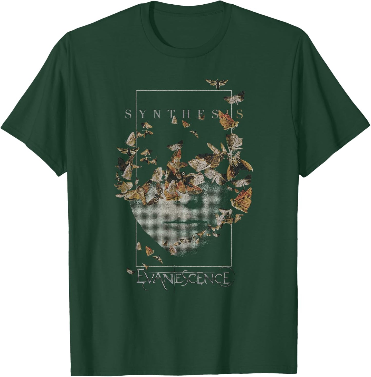 Evanescence – Half Face T-Shirt - T-Shirt | Forest