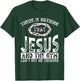 Gym Workout Exercise Christian Religious Jesus Christ T-Shirt - T-Shirt | Forest