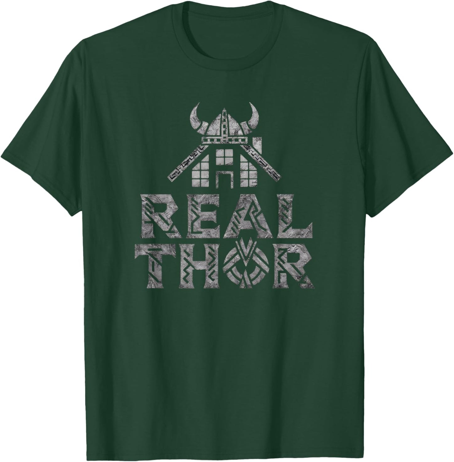 Realtor Viking Real Thor - Real Estate And Nose Mythology T-Shirt - T-Shirt | Forest