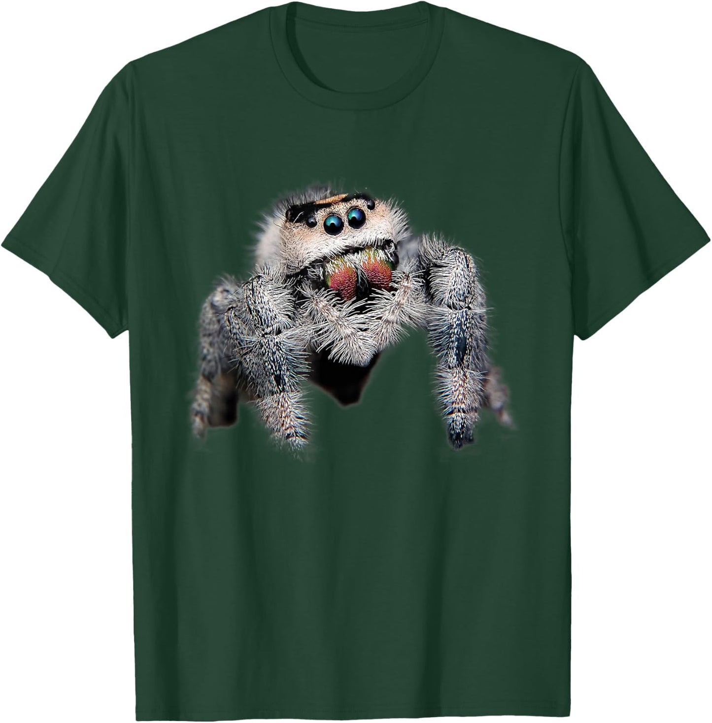 Arachnid Pet Spider Salticidae - Cute Spider T-Shirt - T-Shirt | Forest