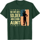 My Aunt Is A Soldier Hero Proud Army Niece Nephew Military T-Shirt - T-Shirt | Forest