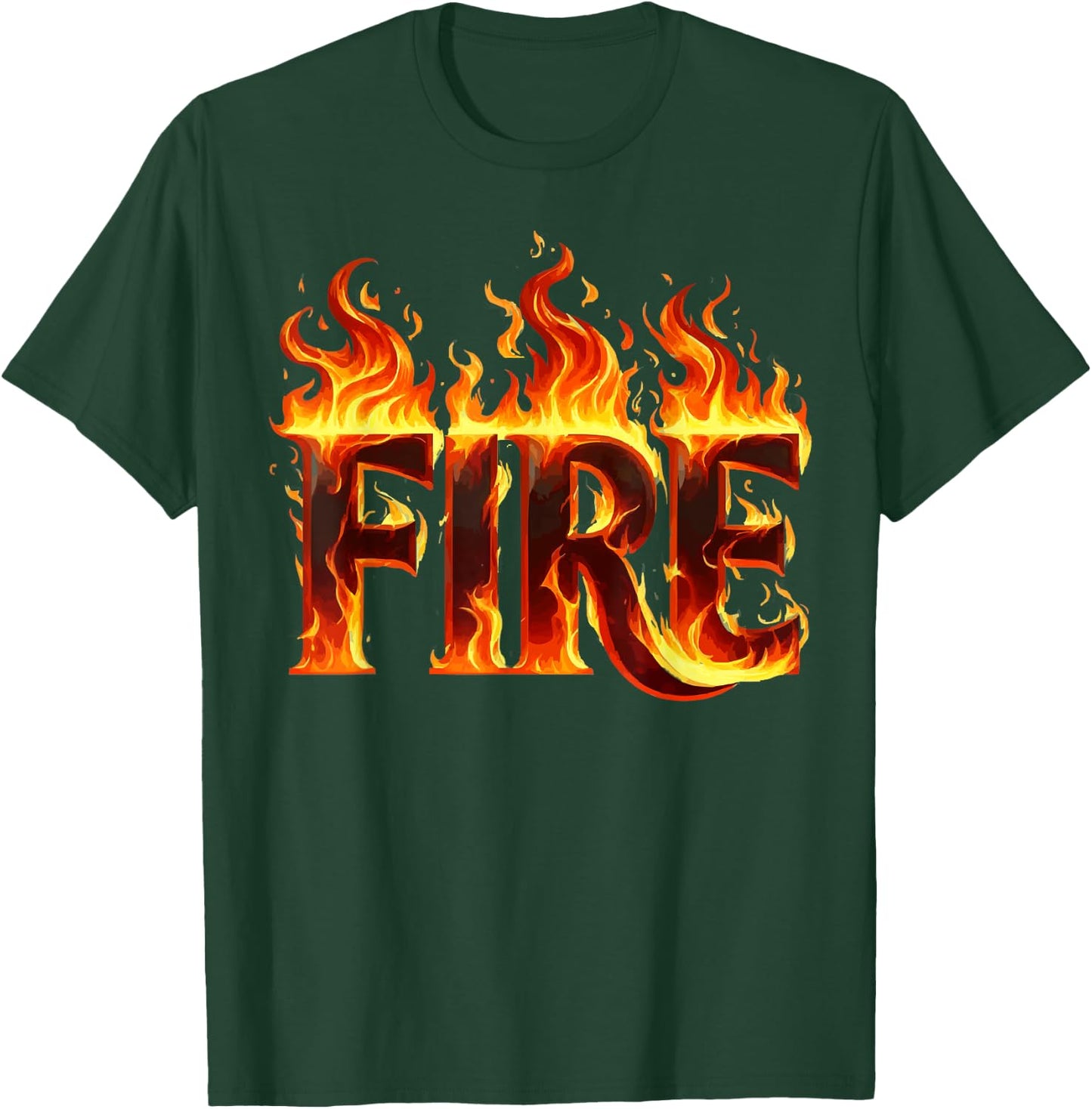 Couple Matching FIRE and ICE Halloween Party Lazy Costume T-Shirt - T-Shirt | Forest