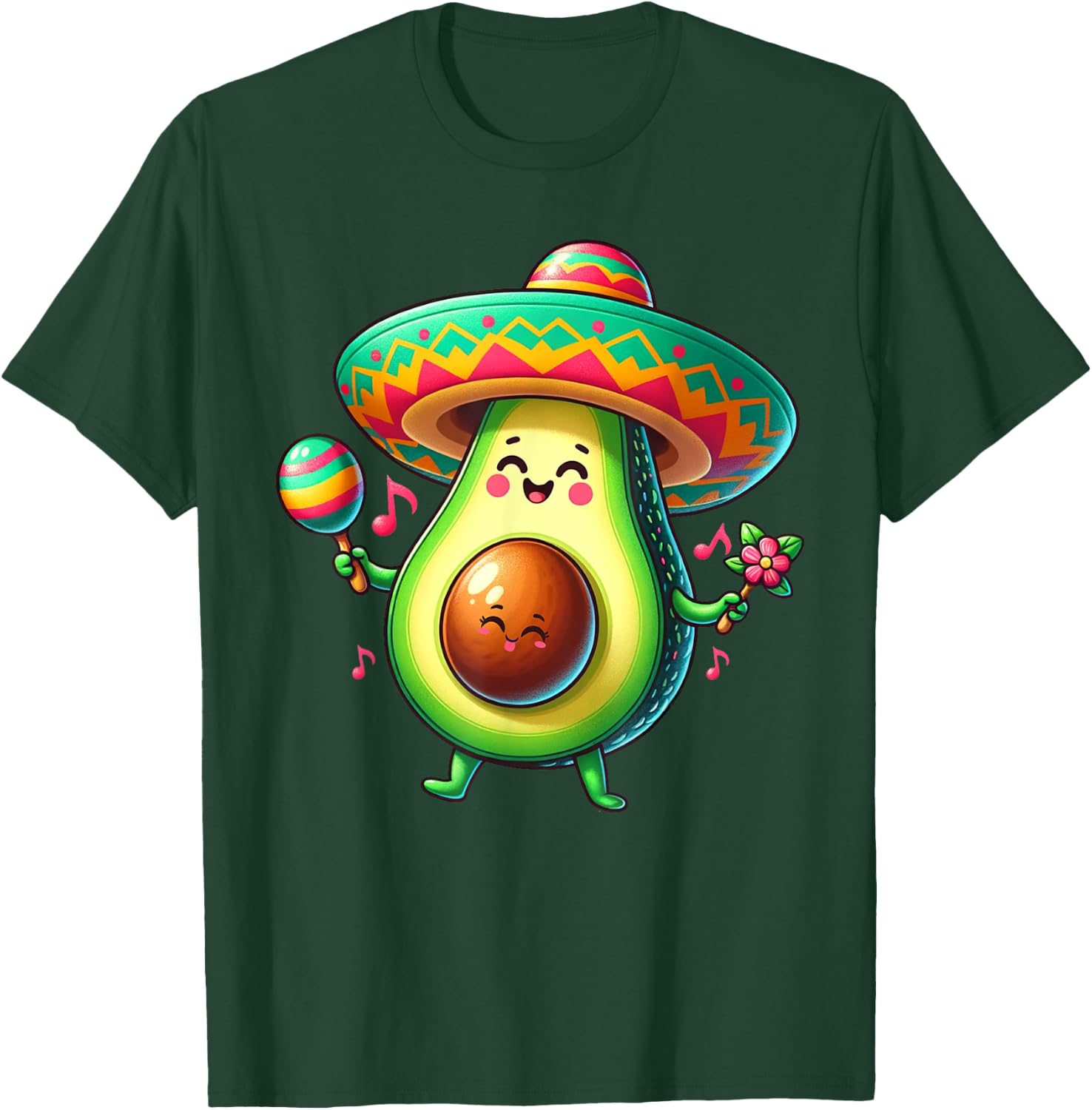 Pregnancy mom to be Avocado Pregnant Mamacado Cinco De Mayo T-Shirt - T-Shirt | Forest
