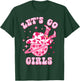 Let's Go Girls Western Cowgirl Groovy Bachelorette Party T-Shirt - T-Shirt | Forest