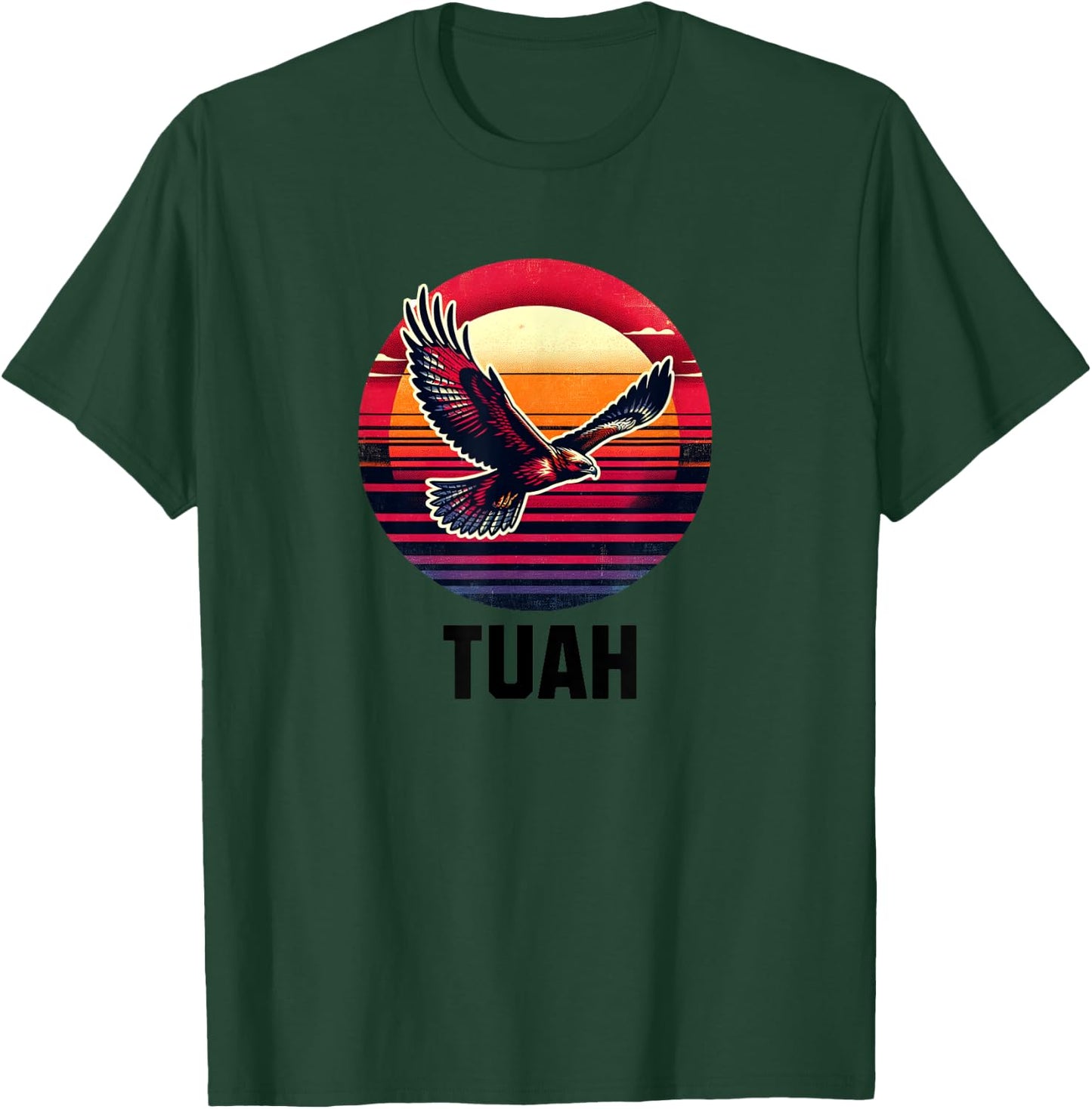 HAWK TUAH HAWK TUSH , Small, Grey T-Shirt - T-Shirt | Forest