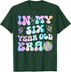 Groovy In My Six Year Old Era Girl 6th Birthday 6 Yrs Old T-Shirt - T-Shirt | Forest