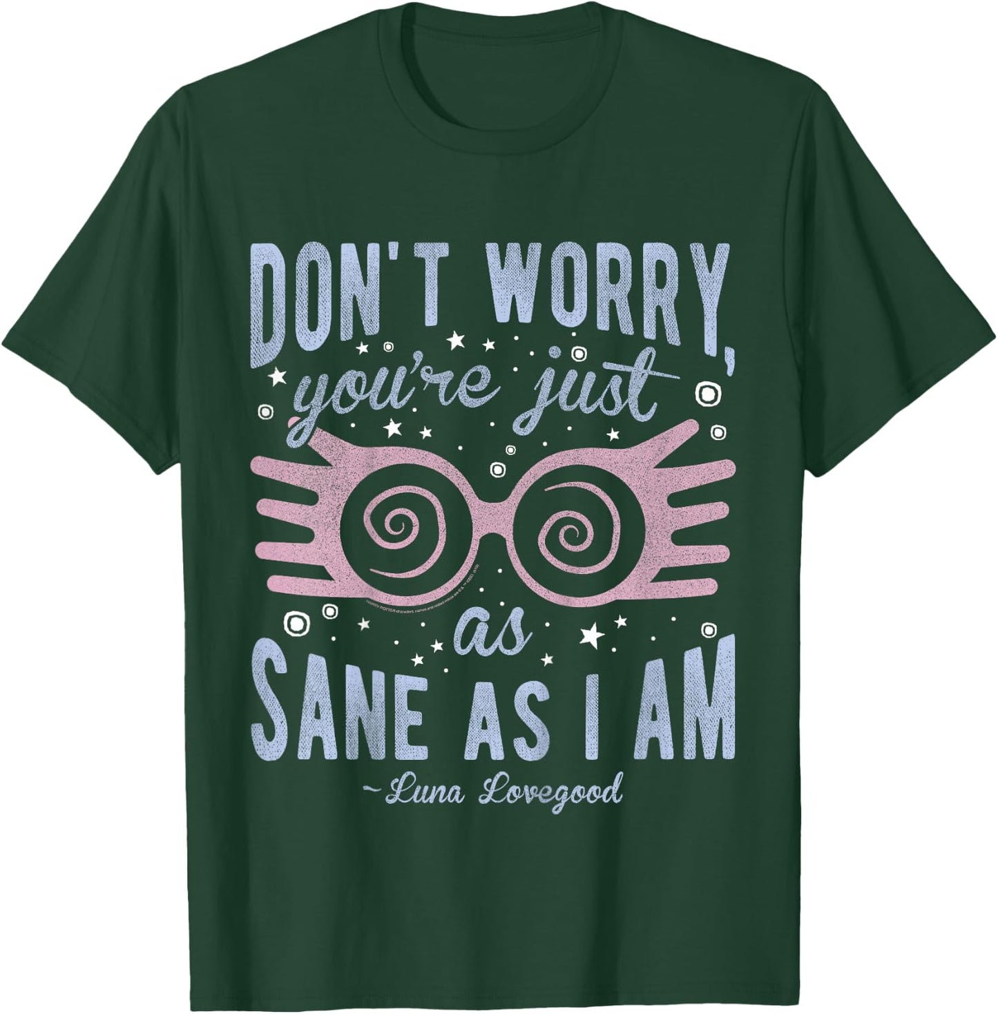 Kids Harry Potter Luna You're Just As Sane As I Am Quote T-Shirt - T-Shirt | Forest