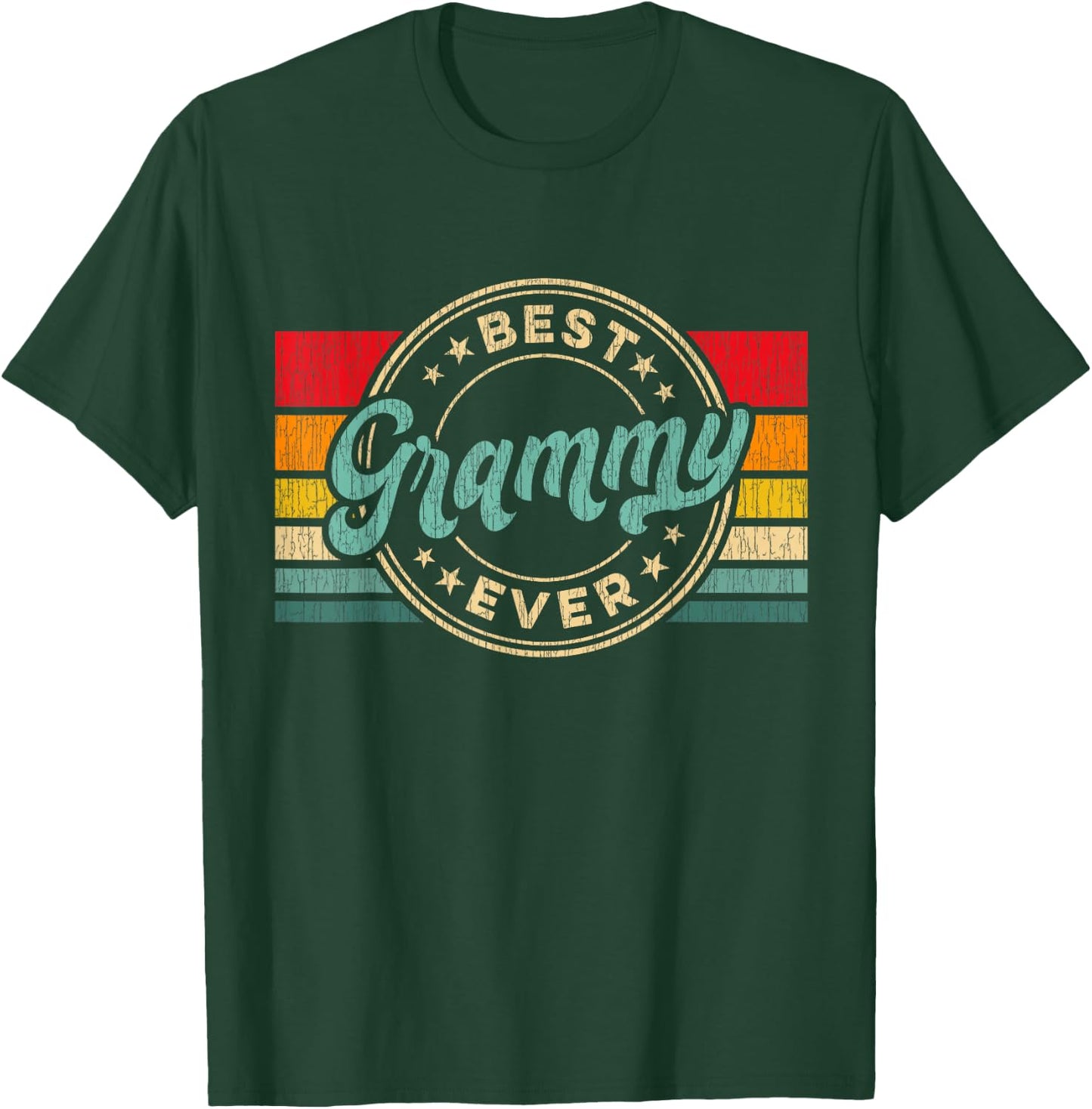 Best Grammy Ever Vintage Retro Mother's Day Gift T-Shirt - T-Shirt | Forest