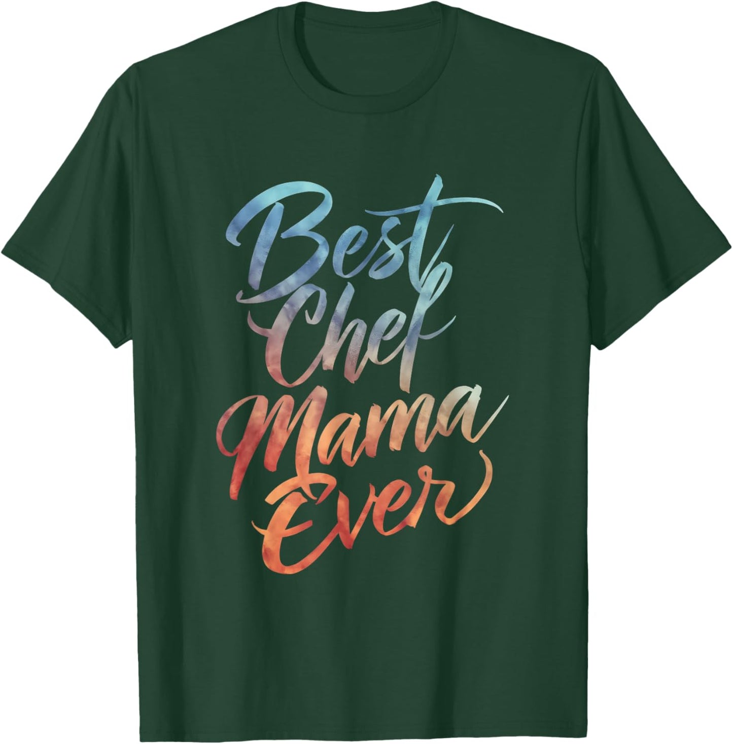 Best Chef Mama Ever - Vintage Chef Cook Lover Mother's Day T-Shirt - T-Shirt | Forest