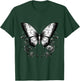 Butterfly Floral Drawing Wildlife Animal Lovers Artwork T-Shirt - T-Shirt | Forest