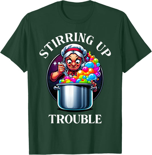 Funny Lunch Lady School Aide Appreciation Graphic T-Shirt - T-Shirt | Forest