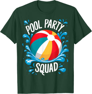 Pool Party Squad T-Shirt - T-Shirt | Forest