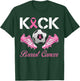 Kick Breast Cancer Soccer Breast Cancer Awareness Pink T-Shirt - T-Shirt | Forest