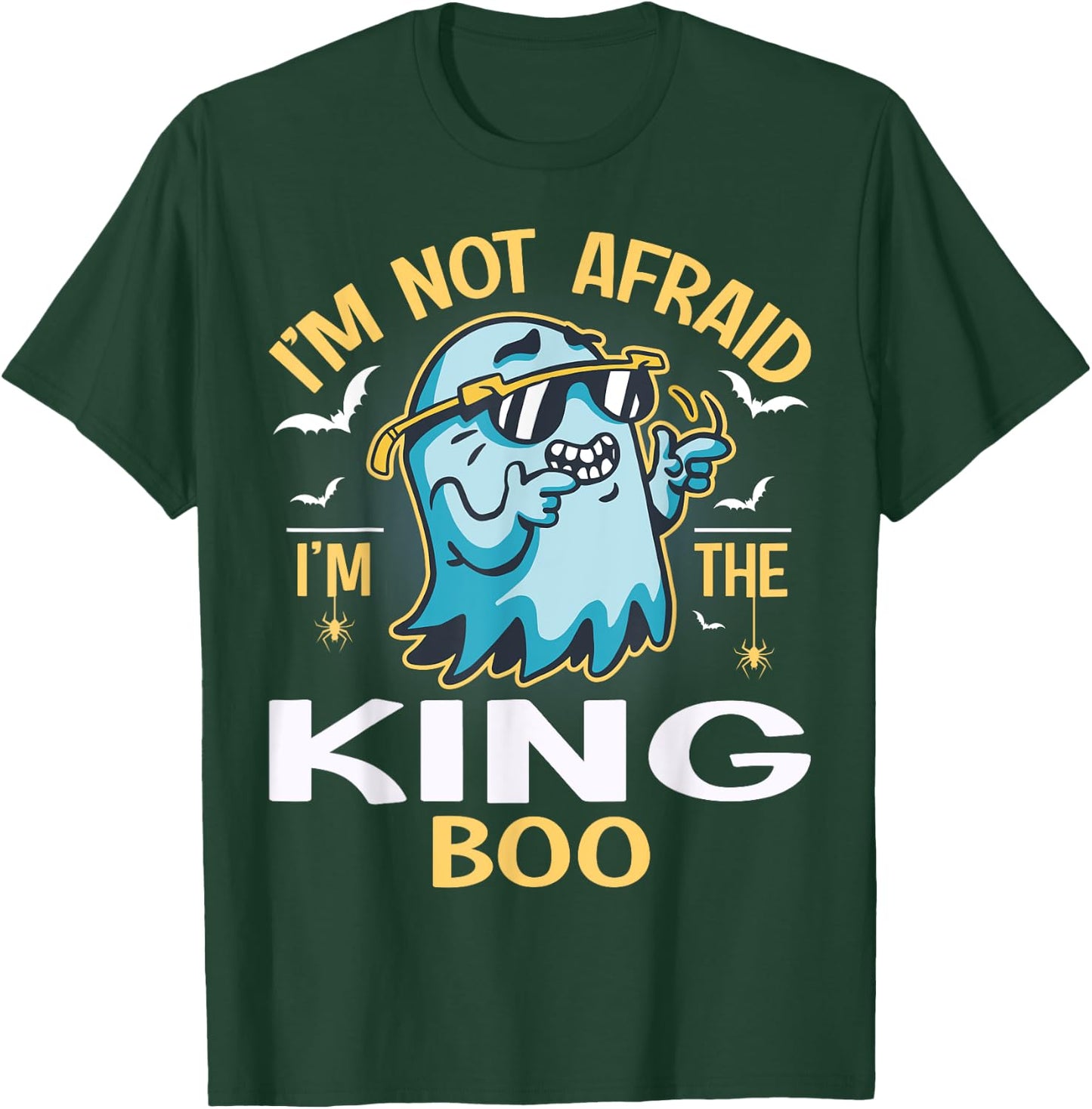 Matching Halloween Costume I'm The King Boo T-Shirt - T-Shirt | Forest