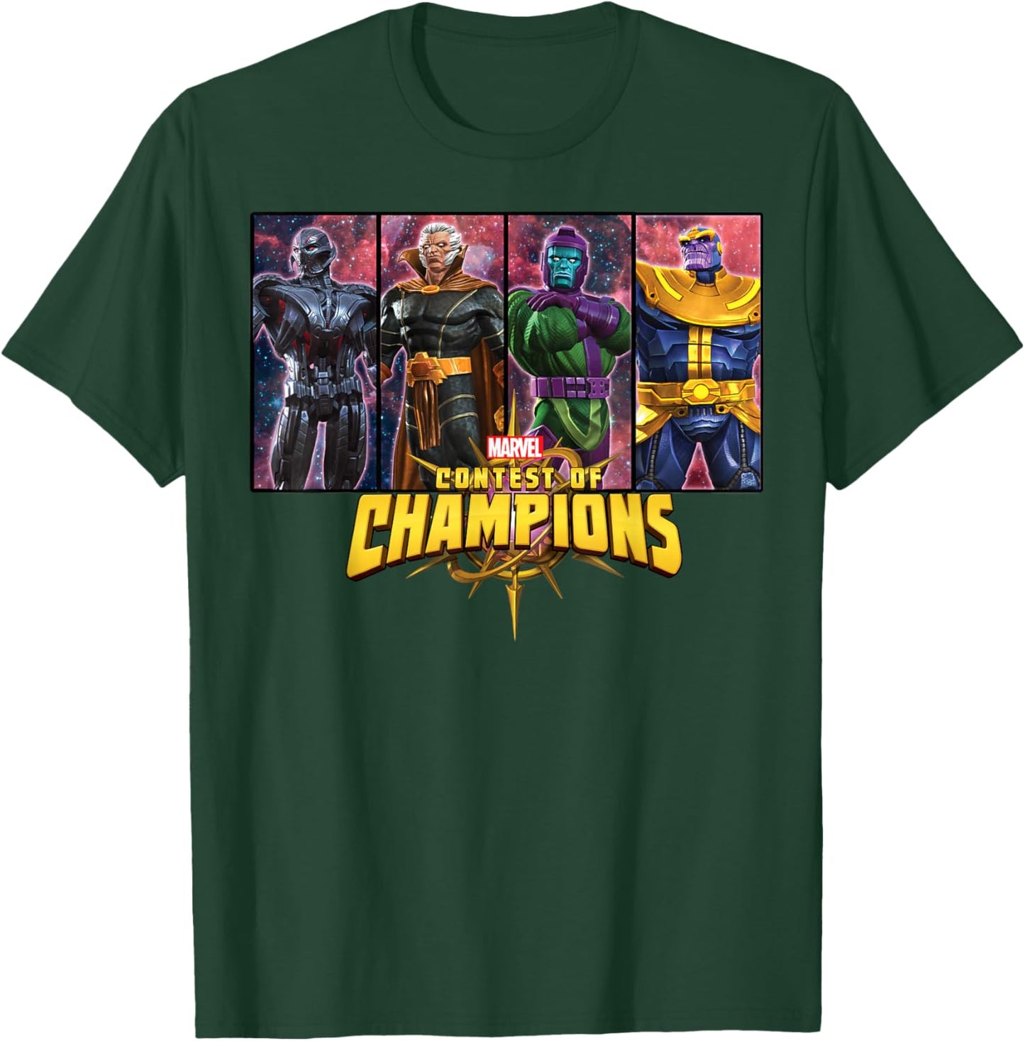 Marvel Contest of Champions Villain Panels Graphic T-Shirt - T-Shirt | Forest