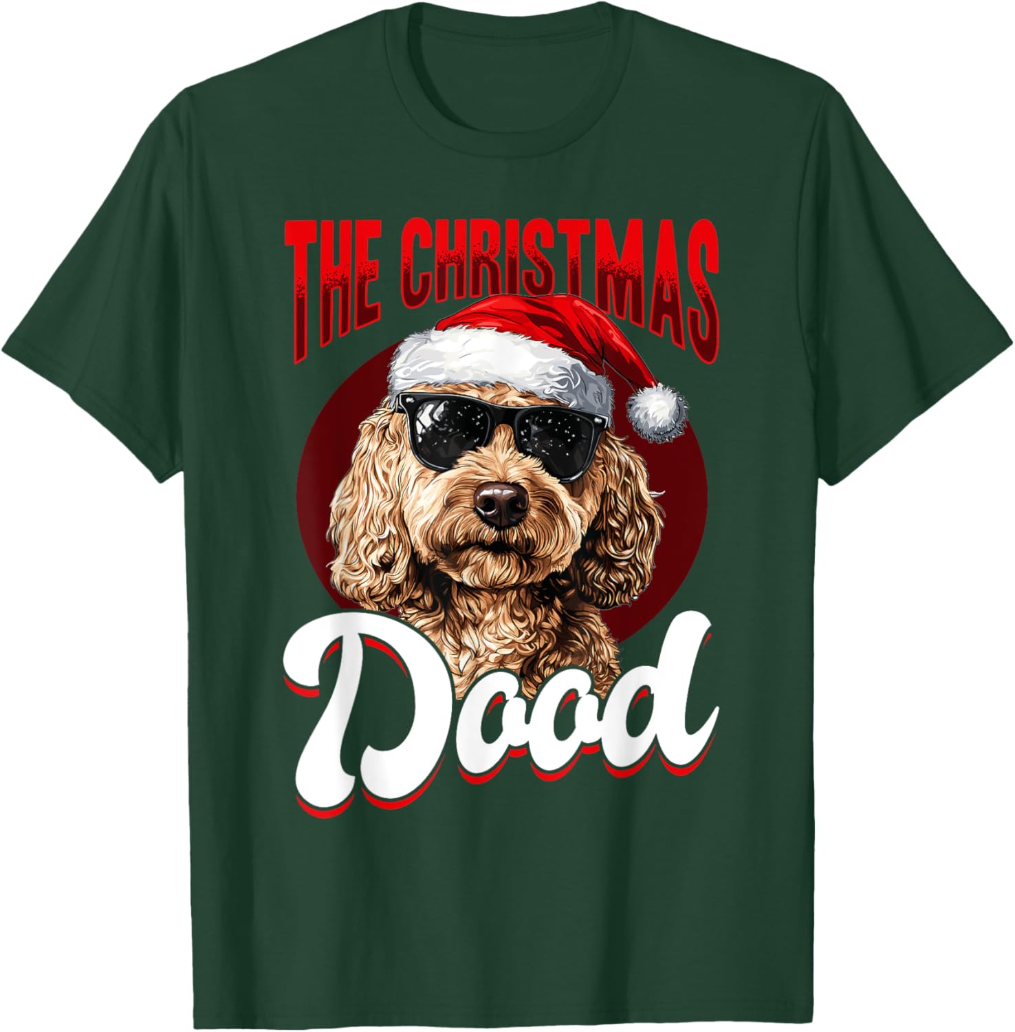 Goldendoodle Christmas Dog Breed The Christmas Dood T-Shirt - T-Shirt | Forest