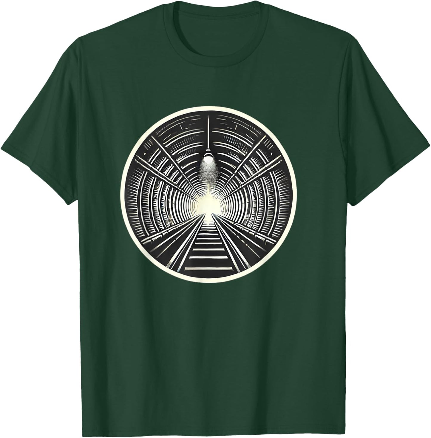 Tunnel Vision Urban Exploration T-Shirt - T-Shirt | Forest