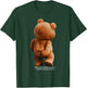 Cute teddy adorable baby bear baby and birthday Teddy Bear T-Shirt - T-Shirt | Forest
