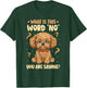 What Is This Word No You Are Saying Cavapoo Dog Breed Women Girls Kids T-Shirt - T-Shirt | Forest
