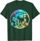 Bigfoot and alien sasquatch camping tie dye T-Shirt - T-Shirt | Forest