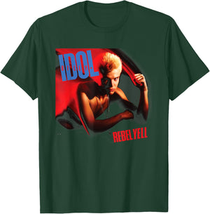 Billy Idol - Rebel Yell Album Cover T-Shirt - T-Shirt | Forest