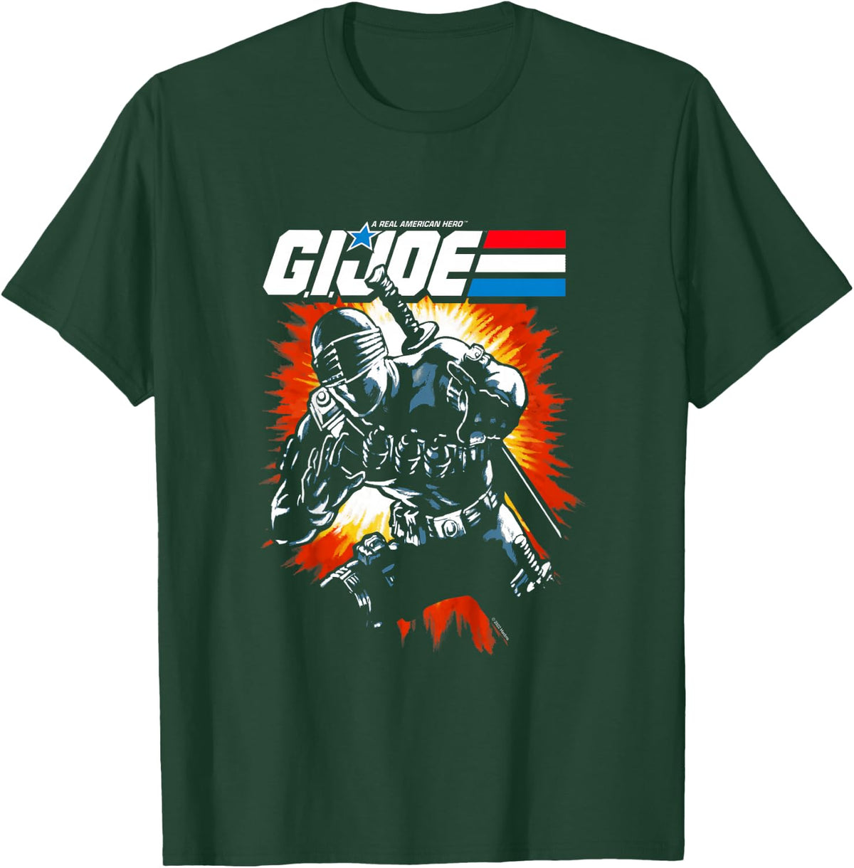 Kids G.I. Joe A Real American Hero Snake Eyes Action Poster T-Shirt - T-Shirt | Forest