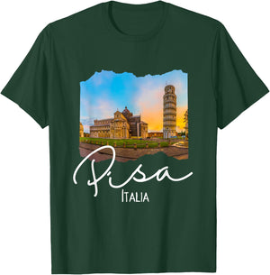 The Leaning Tower Of Pisa Souvenir / Pisa Italy T-Shirt - T-Shirt | Forest