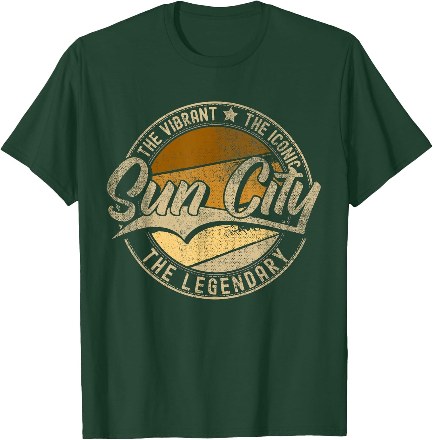 Sun City West AZ | Arizona | Vintage Distressed T-Shirt - T-Shirt | Forest