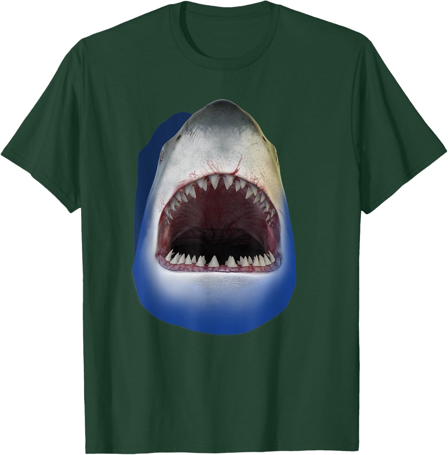 Shark Face, Sharks Costume T-Shirt - T-Shirt | Forest