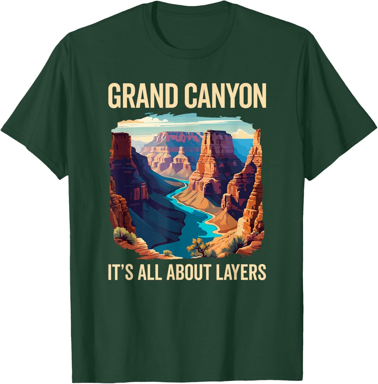 Funny Grand Canyon National Park, Geology and Rocks Lover T-Shirt - T-Shirt | Forest