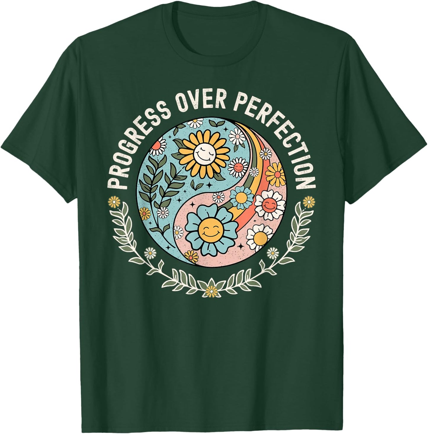 Progress Over Perfection Shirt Special Ed Teacher Team SPED T-Shirt - T-Shirt | Forest
