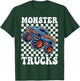 Monster Truck for Toddlers, Kids Monster Truck Retro Vintage T-Shirt - T-Shirt | Forest
