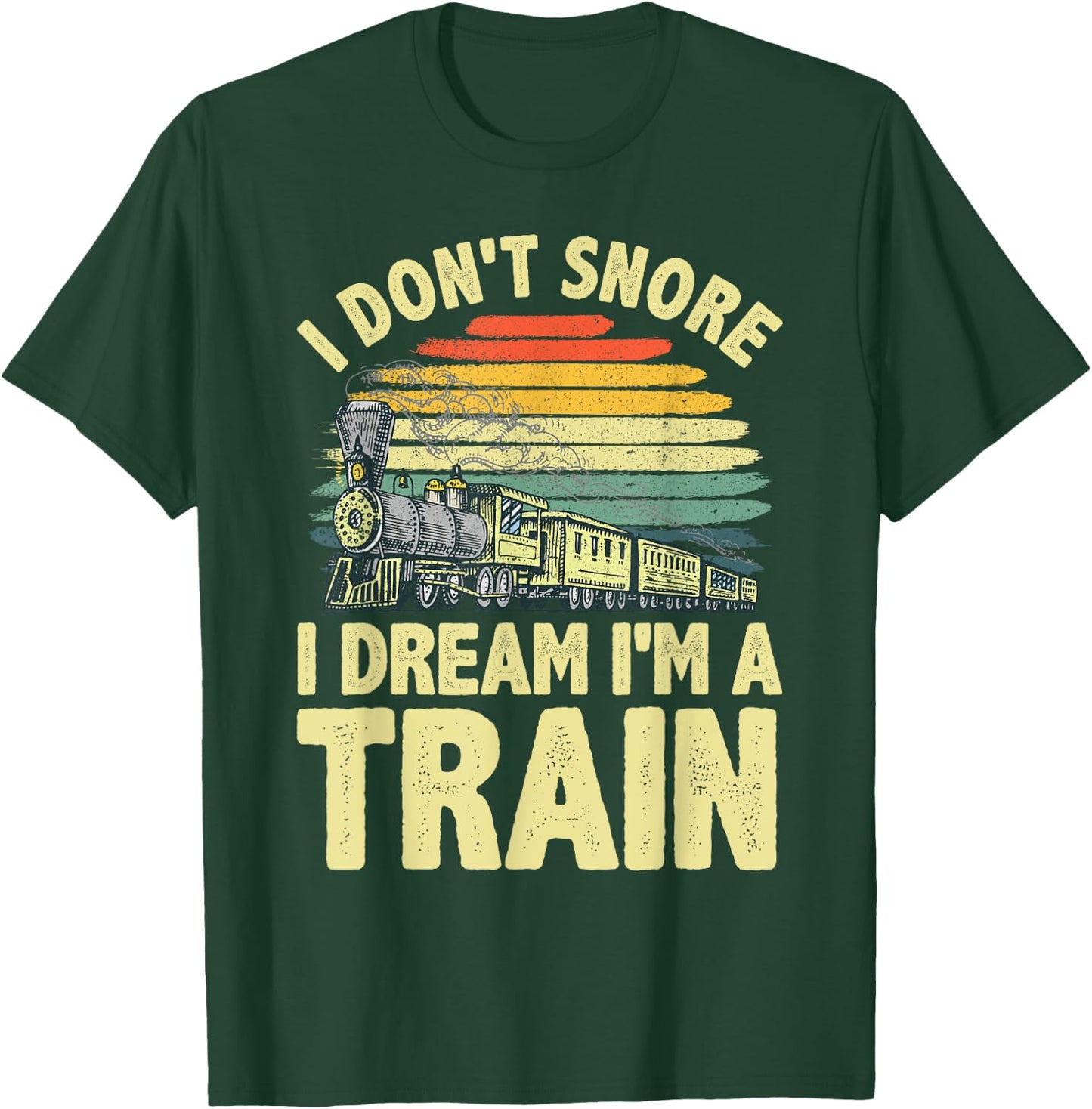 Best Train Boys Steam Locomotive Train Collector T-Shirt - T-Shirt | Forest