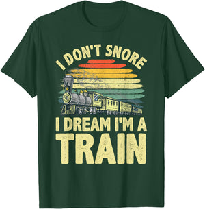 Best Train Boys Steam Locomotive Train Collector T-Shirt - T-Shirt | Forest